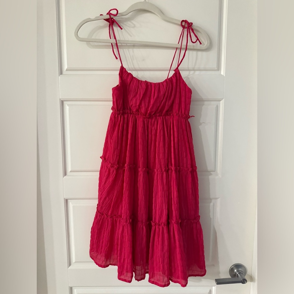 Bright Pink Mini Dress